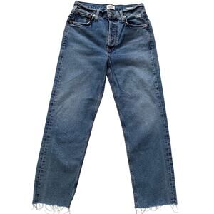 Citizens of Humanity Florence Jeans Size 26 High Rise Straight Raw Hem